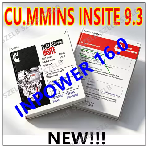 2026 Hot Sell, cummins Insite 9.3 + Calterm 5.16 + INPOWER V16.0 + QuickServe2016 + 140GB ECFG, E2M,