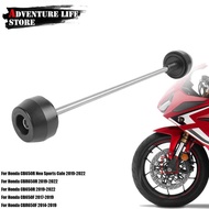 Motorcycle Front Wheel Fork Slider For CB650F CBR650F Wheel Axle Fork Crash Slider Wheel Hub Protect