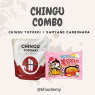CHINGU TOPOKKI HALAL INSTANT TTEOKBOKKI & SPICY RAMEN SAMYANG CARBONARA LOOSE
