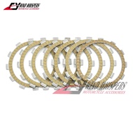 7xPCS Motorcycle Friction Clutch Plates For Suzuki DR650R DR 650R 1990-1991DR650 S 1990-1993 DR650SE