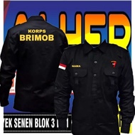 kemeja korps Brimob baju korps Brimob seragam korps Brimob kemeja