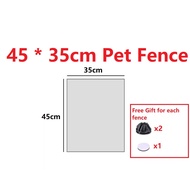 ✬45cm x 35cm DIY half transparent Plastic Pet Fence Panel Multi-Functional Dog Cat Rabbit Cage House☂