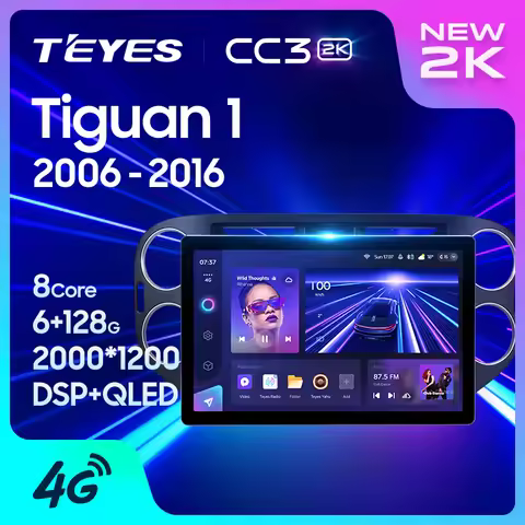 TEYES CC3 2K For Volkswagen Tiguan 1 NF 2006 - 2016 11inch or 13inch Car Radio Multimedia Video Play