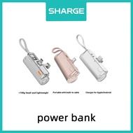 Sharge Portable Mini Capsule Portable Power Bank Lightweight