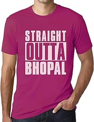 Men's Graphic T-Shirt Straight Outta Bhopal Eco-Friendly Limited Edition Short Sleeve Tee-Shirt Vint