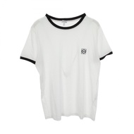 【二手】 LOEWE短袖T卹，Anagram款，圓領，S359Y22X28，白色，純棉，女款T卹，二手