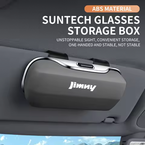Car Eyewear Case Box Sunglasses Holder Sun Visor Storage Protective Frame Box Glasses Clip Portable 