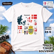 DENMARK Souvenir T-SHIRT DENMARK 37TAG made of 24s combed cotton