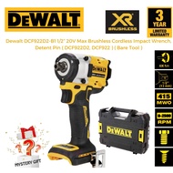 DEWALT DCF922D2-B1 1/2” 20V Max Brushless Cordless Impact Wrench, Detent Pin ( DCF922D2, DCF922 )