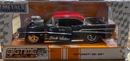 BIGTIME Muscle 1957 Chevy Bel Air Black Widow 1:24 scale [Jada]