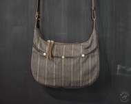 Easy Hobo Bag 隨身包 - 復古直紋棕