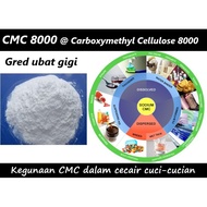 200g CMC 8000/Gred premium @ Carboxymethyl Cellulose/Pemekat & Penstabil cecair cuci pinggan/baju/ub