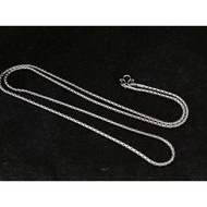 Stainless steel 2.2mm Square Zhen Zhu Round 1 hook Amulet men's necklace!