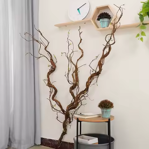 Artificial Withered Vine 1.7M simulated Green Plants For Living Room Wedding Decoration Wall Window 
