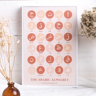 Toddler Educational Poster - ABC 123 Hijaiyah Preschooler Wall Art - Boho