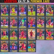 Liverpool EA FC 26 Pokemon Holographic Cards (2025/26)