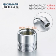 Copper Washing Machine Faucet to 6-Point Adapter 4-Point Inner Thread to 6-Point Outer Thread Joint 