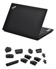Laptop Dustproof Black Silicone plug port cover for Lenovo Thinkpad T480 T580 P52S P70 P71 P72 P52 P73 P53 T470 T470S T590 T570 T560 P17 X270 X280 X390 X395 X13 X1 Extreme P1 L480 E480 E485 E490 E495 X1 Carbon 2017 2018 2019 2020 2021