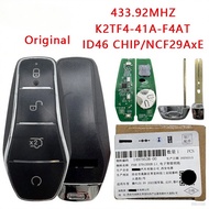 Smart key FCCID: K2TF4-41A-F4AT 433.92MHz ID46 chip NCF29A×E is suitable for BYD Qin PLUS DM-i Qin P