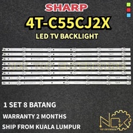 SHARP 4T-C55CJ2X TV LED BACKLIGHT BARU READY STOCK 4T-C55CJ2 C55CJ2X 4TC55CJ2X