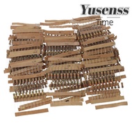 YUSENSS Resistor Kit, 1/2 Watt Resistors Kit 1000pcs 100 Values, Wide Application Carbon Film Resist