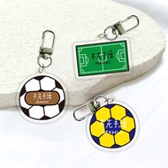 壓克力鑰匙圈 | 足球壓克力姓名名牌