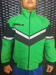 jaket ojol polos bomber tutup kepala