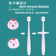 360° Childrens Toothbrush Kids Toothbrush 360 Infant Training Silicone Toothbrush Soft Bristles Manu