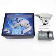 Ready Stock 5 Lens 1.0x - 3.5x Loupe Glasses Bracket Headband Magnifier With 2 Led Lights Eye magnif
