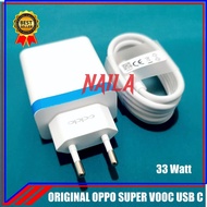 Charger Casan Oppo SUPER VOOC ORIGINAL 100% Type C 33 Watt