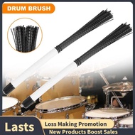 2Pcs Cajon Brush Telescoping Drum Brushes Nylon Sticks Percussion for Jazz Stick Drum Musical