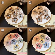 LKM459 6in1 Hair Clips Hair Clips Small Clips Headdress Side Bangs Side Clips Girls' Hair Clips Beau