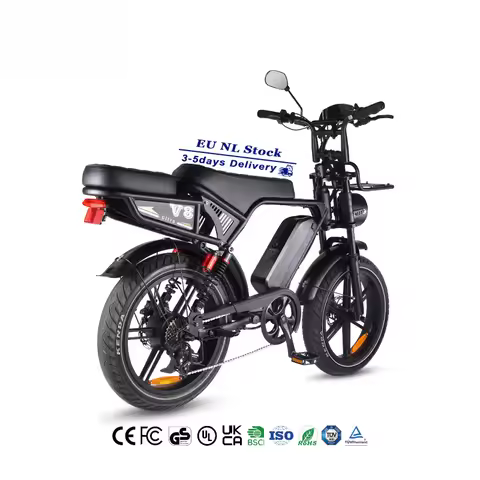 V8 Ultra EU Warehouse 250W Aluminum Alloy Fat Bike Lightweight Lithium Battery Powered Brushless Mou