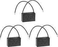 Ceiling Fan Capacitor CBB61 6uF 250V AC 2 Wires Metallized Polypropylene Film Capacitor 47x29x18mm f