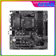 GFEDH AM4มือสองสำหรับ AMD B450 B450M ปูนสูงสุดแผงวงจรคอมพิวเตอร์ PCI-E4.0 USB3.0 SATA3 AM4 DDR4เมนบอ