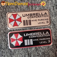 Umbrella hive parking level 3 aluminum stamp - 11x4.5cm