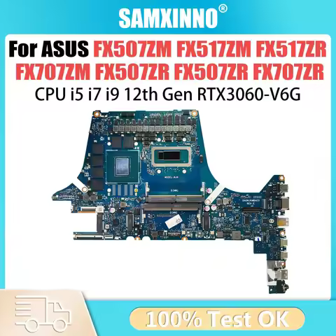 FX507ZR Mainboard For ASUS TUF Gaming F15 FX507ZW FX507ZC FX507ZE Laptop Motherboard With i5 i7-12th