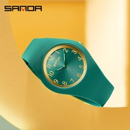 Sanda 6186-2/in stock Waterproof Fashion Simple Women Watch Sports Watch Multifunction Outdoor Women