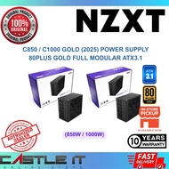 NZXT C850 850W Gold C1000 1000W Gold (2025) PSU Power Supply 80PLUS Gold Full Modular ATX3.1