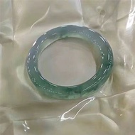Authentic Myanmar floating flower bracelet for young women exquisite real jade round glass seed ice 