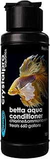 Crystalpro Betta Water Conditioner 4.22 Oz - Treats 660 Gallons - Neutralizes Chlorine and Ammonia C