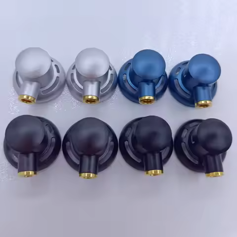 15.4mm MMCX Earphones Shell Case Open Back Type Flat Earphones Case