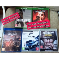 (READ DESCRIPTION) (Xbox One) Dead Rising 3 , Call of duty WWII , Tekken 7 , Halo Wars 2 , Forza Mot