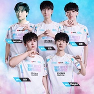 Áo Thun Tay Ngắn Khô Nhanh BLG Team Uniform 2025 LPL S15 Áo Thun Nam Mùa Hè Thường Ngày in Họa Tiết