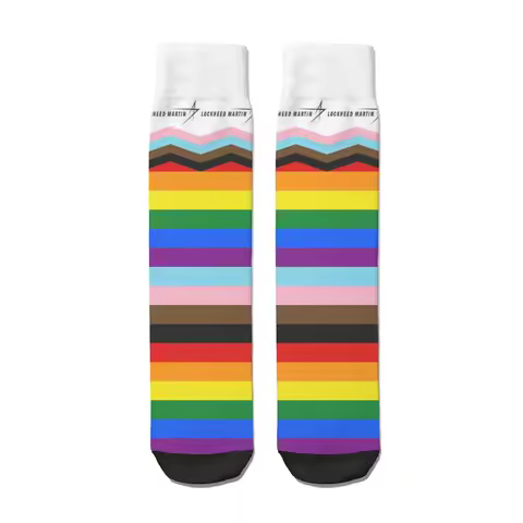 Lockheed Martin Gay Rride LGBT Straight Socks Male Mens Women Winter Stockings Polyester Harajuku