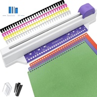 Hand Push Binder, 30 Hole Binder Machine, Coil Binder, Home Desktop Binder Puncher for A4 A5 A6 A7 B