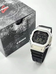 【全新行貨】CASIO卡西歐 B5000系列 金屬進化小方塊 太陽能石英機芯 樹脂錶帶 日韓表 男錶 黑色錶盤