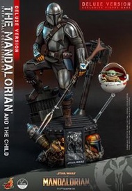 全新現貨啡盒未開Hottoys Hot Toys StarWars Star Wars 星球大戰 1/4 1:4 Mandalorian & Child Set Deluxe Version 豪華版 