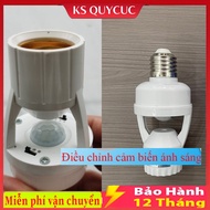 Induction light bulb holder, smart infrared moving sensor hanging bulb holder