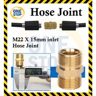 14mm / 15mm Tsunami Lutian Bossman Water Jet Hose Connector Joint Extension adapter Socket M22 x 1.5